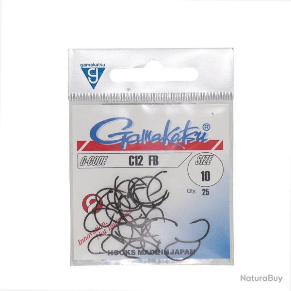 25 hameÇons mouche c12 noir Gamakatsu 14
