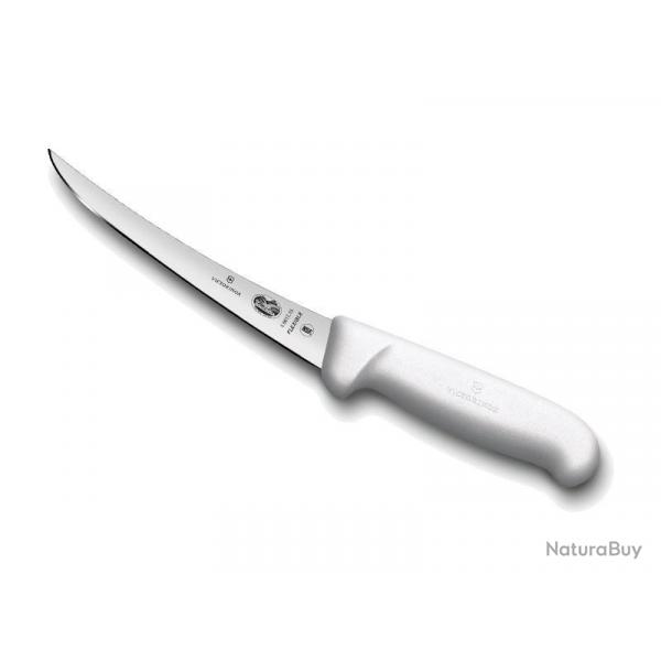 COUTEAU DESOSSER VICTORINOX 15CM FLEXIBLE BLANC