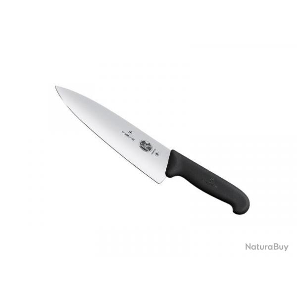 COUTEAU DECOUPER VICTORINOX 20CM NOIR