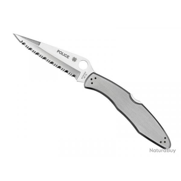 COUTEAU SPYDERCO POLICE A DENTS