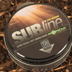 Nylon Subline Ultra Tough Brown Korda 0.40mm / 15lb