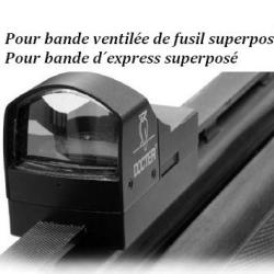Montage Leica Tempus ASPH pour bande ventillée de fusil ou express superposé, ajustable  6 mm/15 mm