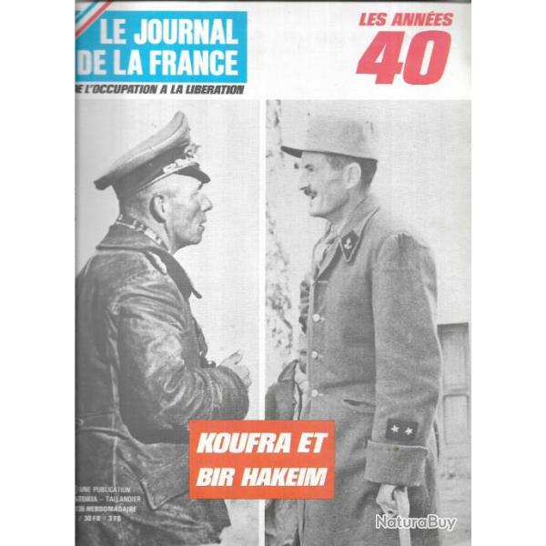 les annes 40 le journal de la france lot de 3 revues les communistes, koufra , bir hakeim