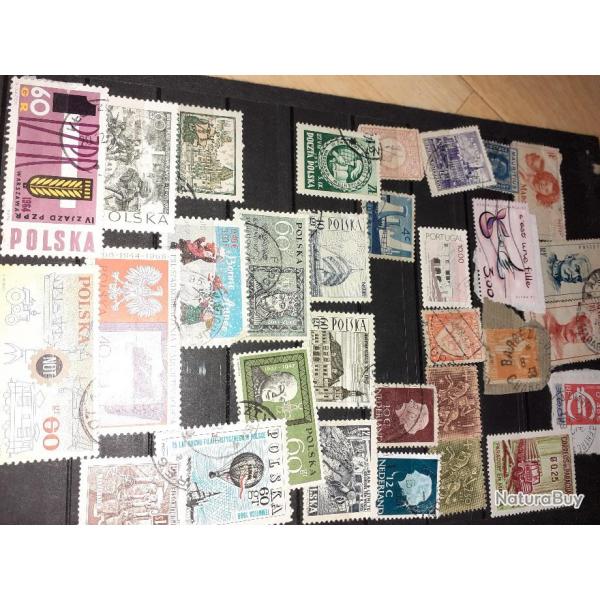 Collection de timbre complte nombreux timbres franais et trangers belle tat pour la plupart
