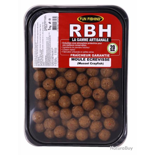 Rbh Boilies 800gr moule ecrevisse 20