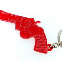 Porte-clés Colt python 357 rouge