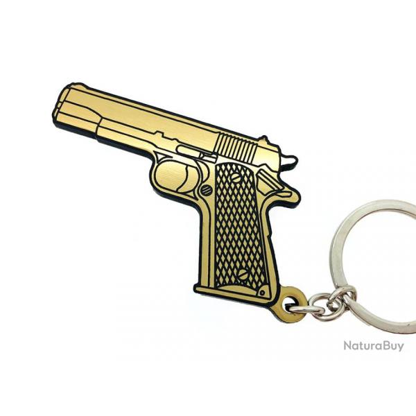 Porte-cls Colt 1911 45acp or jaune