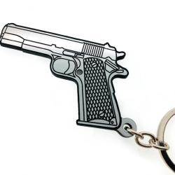 Porte-clés Colt 1911 45acp argent