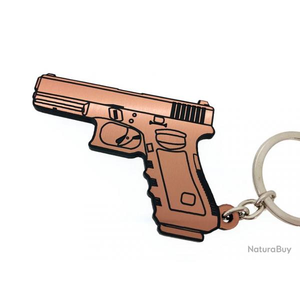 Porte-cls glock 9mm or rose