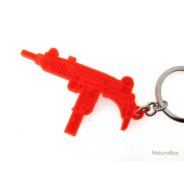 Porte-cls Uzi IMI 9mm orange fluo