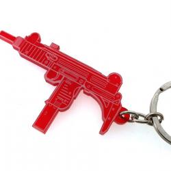 Porte-clés Uzi IMI 9mm rouge