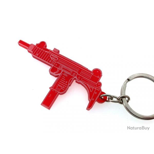 Porte-cls Uzi IMI 9mm rouge