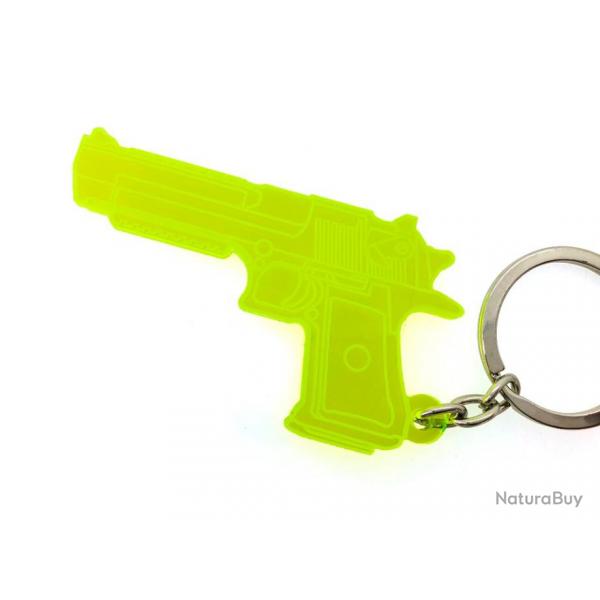 Porte-cls Desert Eagle IMI jaune fluo