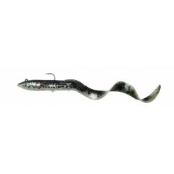3D Real Eel 20cm 38gr monté Savage Gear Black green pearl