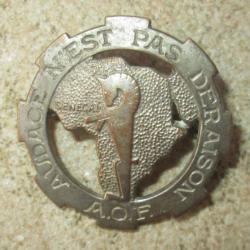 12° R.C.A. A.O.F, Audace n'est pas déraison, SENEGAL, 30 mm