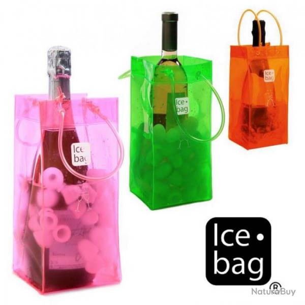 Seau  glace PVC color, Couleur rose [Ice Bag]