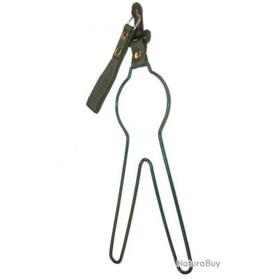 Porte clés cuir et laiton figurine﻿ animaux