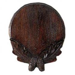 Ecusson sculpté AKAH pour sanglier 16 cm