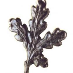 Feuilles de chêne en vieil étain WEGU X 10