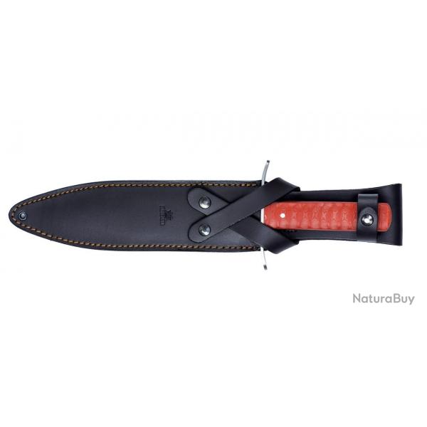 Couteau de chasse AKAH MICARTA rouge