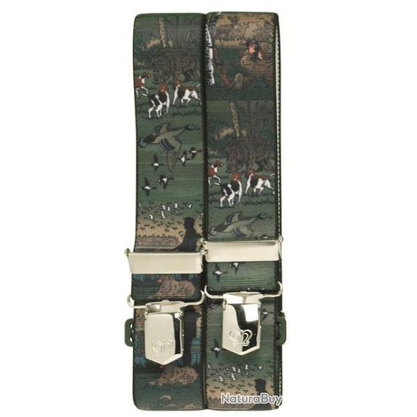 Bretelles de pantalon  motifs de chasse