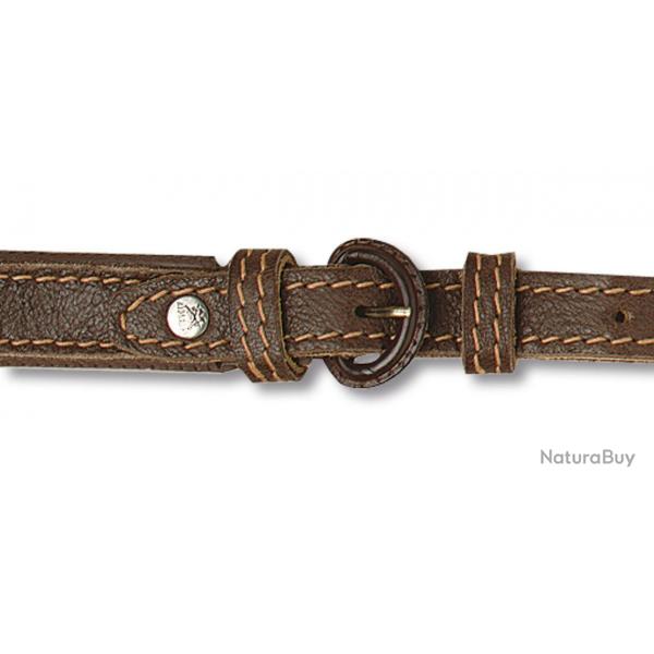 Bretelle pour fusil en cuir d'lan