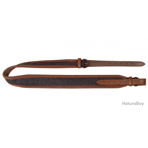 Bretelle pour fusil en Cuir d'lan et lige anti-drapant