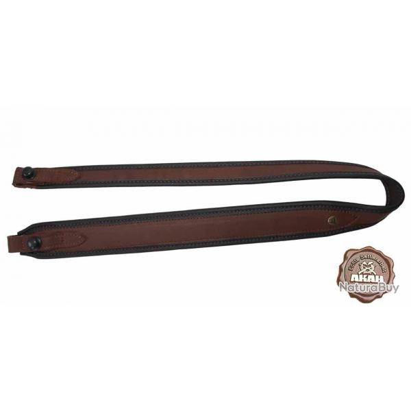 Bretelle pour fusil en cuir d'lan (Quick-Loxx).