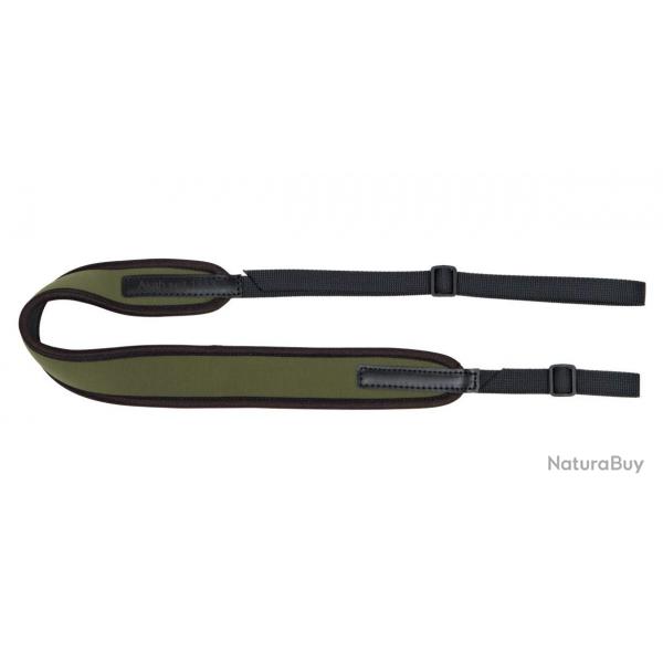 Bretelle pour fusil en noprne super lastique vert