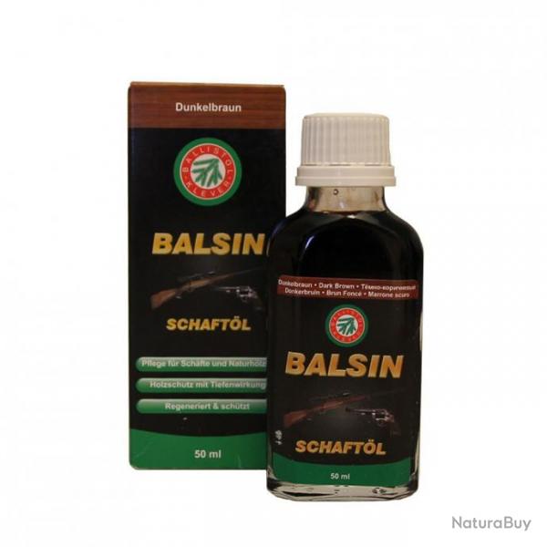Ballistol Balsin huile pour ft et crosse en bois, brun fonc 50 ml