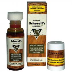 Huile pour crosse Scherell's SCHAFTOL Gold 50ml