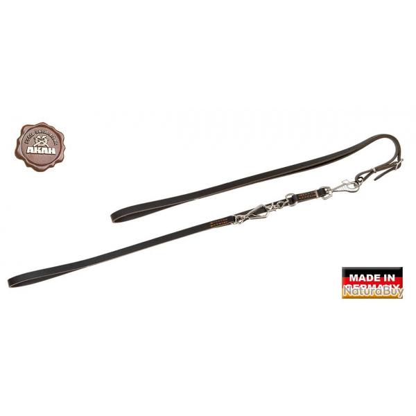 Laisse spciale AKAH pour chien cousu main 15mm