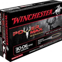 Winchester Power Max Bonded 30-06 : 180 Grs