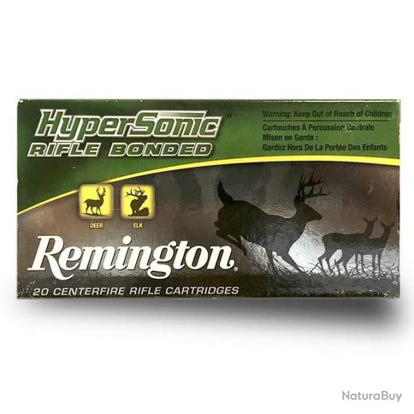 Munitions REMINGTON calibre 243 Win Hypersonic 100gr x20