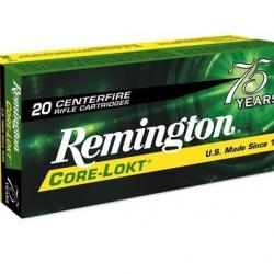 Munitions REMINGTON calibre 7mmRem Mag Core Lokt Psp 175gr x20