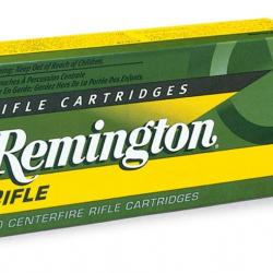 Munitions REMINGTON calibre 222 Rem High Performance Rifle 50gr x20