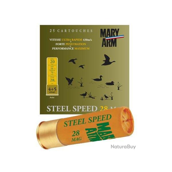 Cartouche Mary Arm Steel Speed 28g calibre 20
