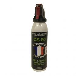 Bombe de défense lacrymogènes Gel CS 80 100 ml