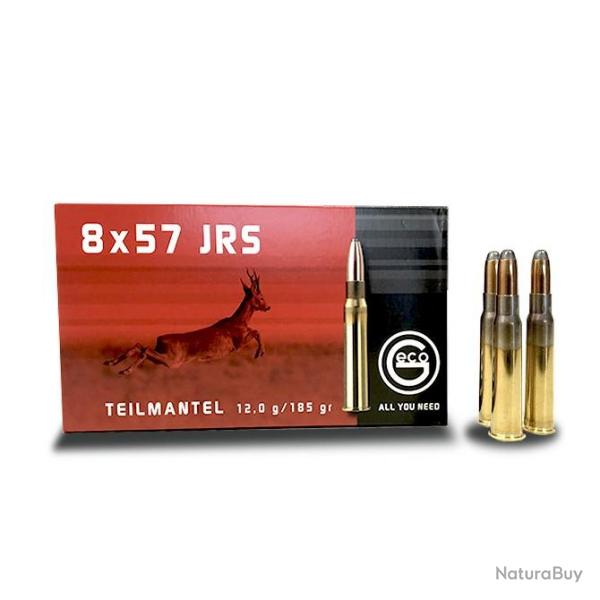 Munitions GECO softpoint Calibre 8x57 JRS 185gr-12g x20