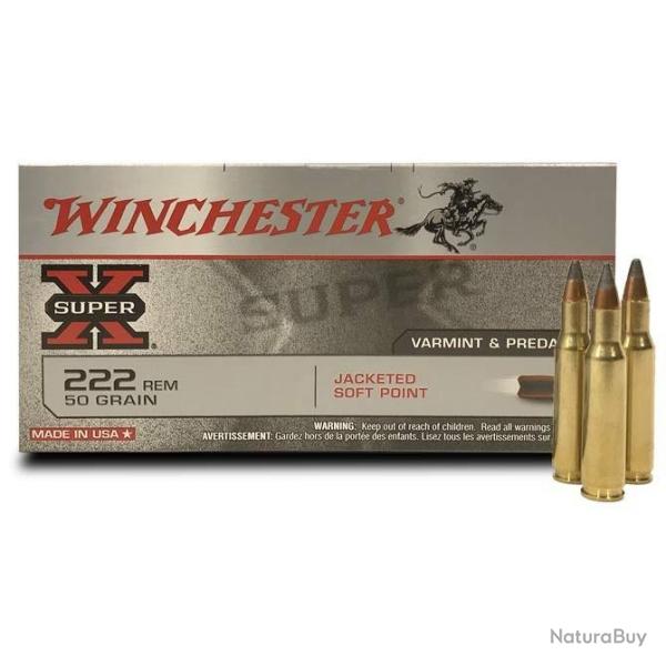 Winchester PSP 222 Rem - 50 Grains