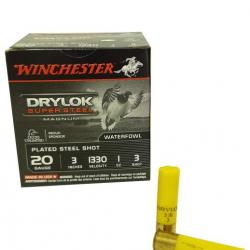 MUNITIONS DE CHASSE WINCHESTER DRYLOK SUPER STEEL CALIBRE 20/76