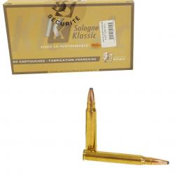 Munitions SOLOGNE calibre 30R Blaser Nosler Partition 180gr - 11.7g x20