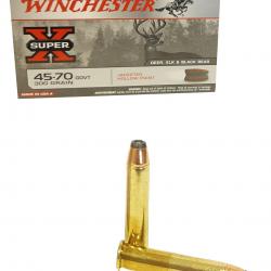 Munitions WINCHESTER calibre 45-70GVT Jacketed Hollow Point 300gr - 19.4g x20
