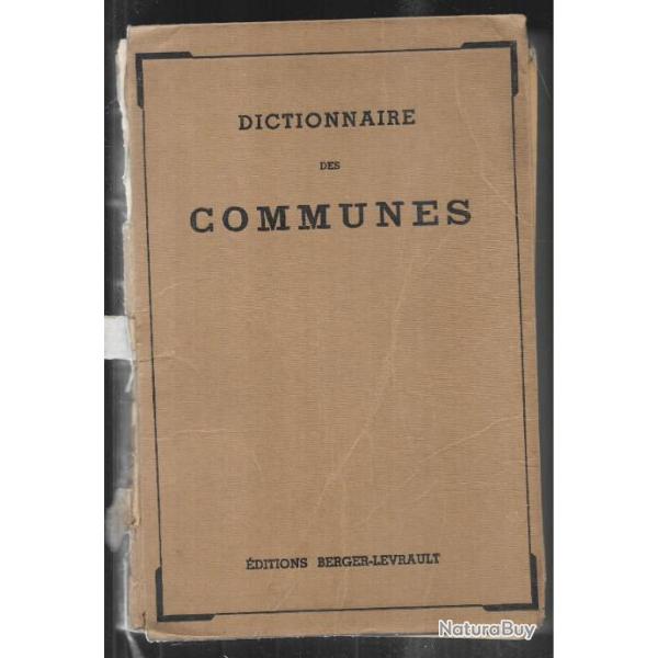 dictionnaire des communes 1949 ,france, algrie, outre-mer , union franaise