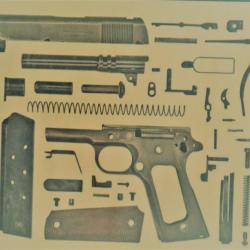 Poster Pistolet 1911 cal 45