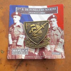Insigne de béret FUSILIER MARINS COMMANDOS