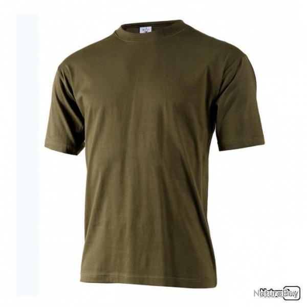 Tee-Shirt Coton Vert Arme