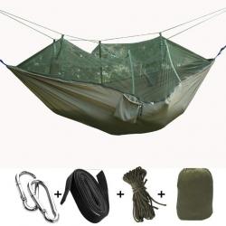 LIVRAISON RAPIDE- Hamac Camping Moustiquaire Portable Pliable VERT - LIVRAISON GRATUITE   !!