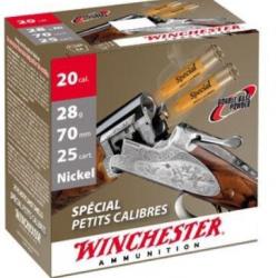 Munitions Winchester Special petits calibres cal.20 par 25