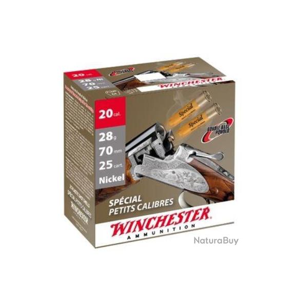 Munitions Winchester Special petits calibres cal.20 par 25